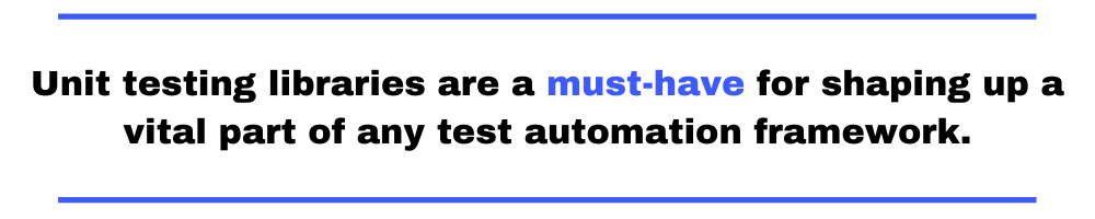 test automation frameworks