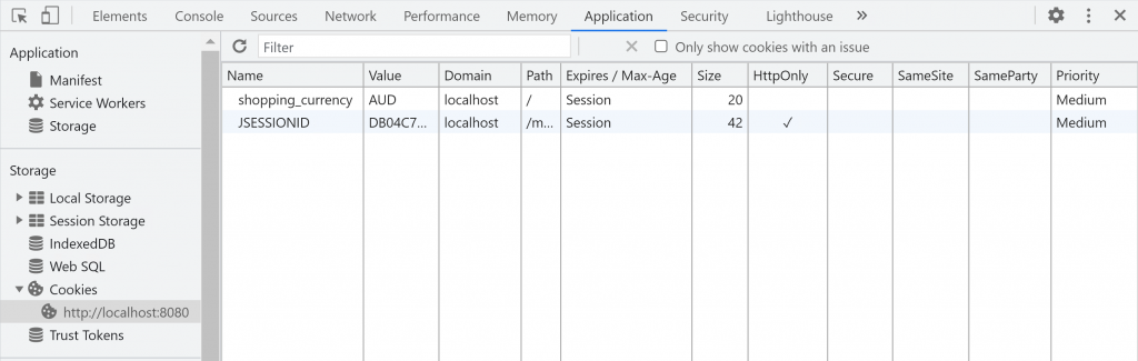 Chromes developer tools