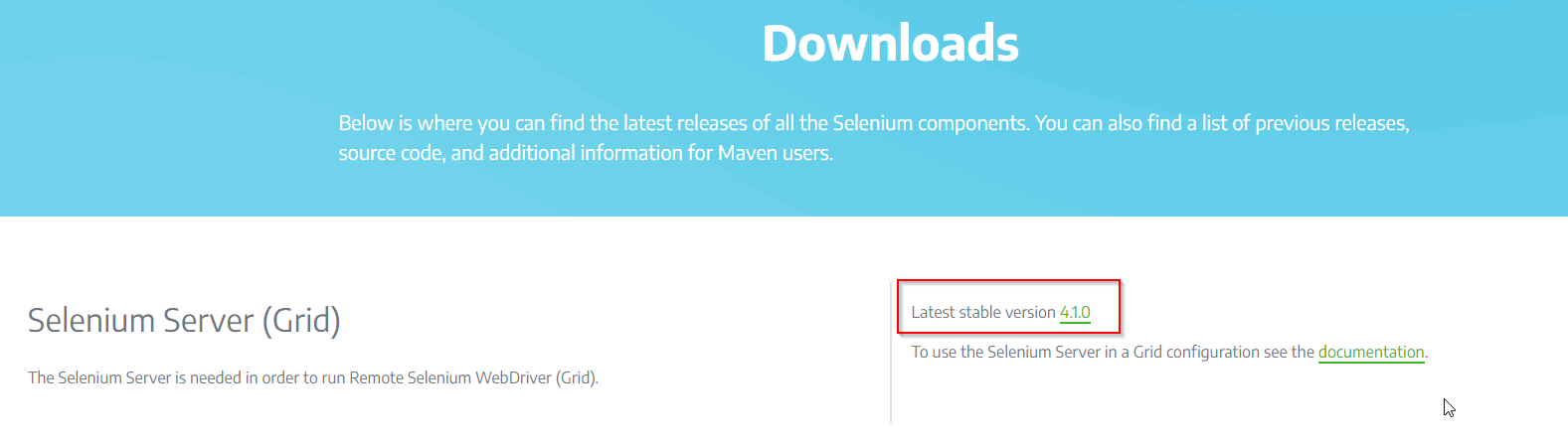 selenium grid download