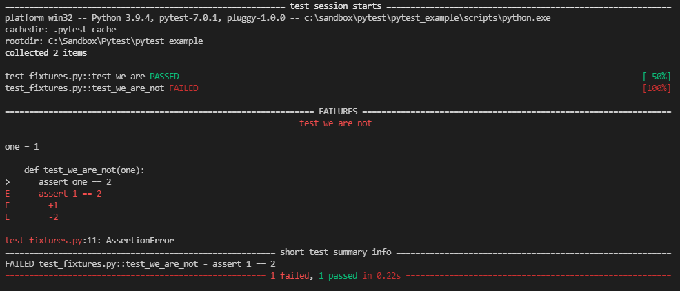 pytest fixtures