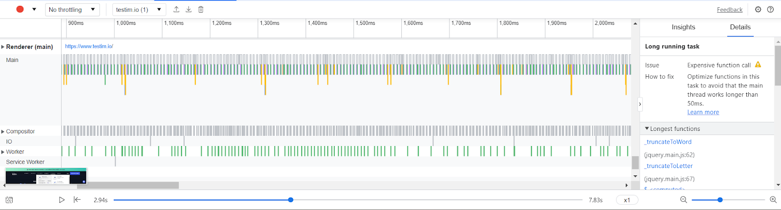 Performance Tracing Developer Tools