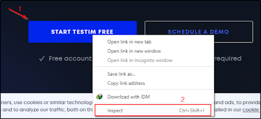 cross browser testing inspect